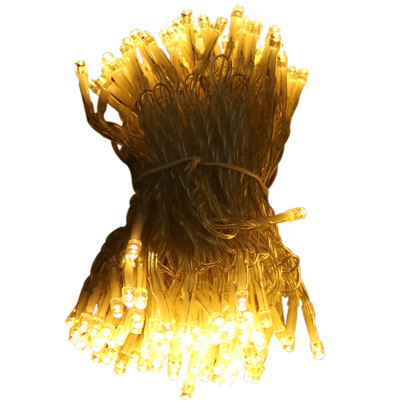 Luz de estrella LED, luz de color pequeña, luz intermitente, luz de cadena, gypsophila, luz de árbol colgante al aire libre, luz de paisaje, decoración de año nuevo, luz ambiental