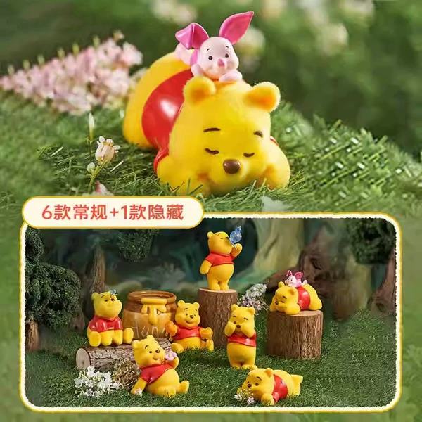 Disney Winnie the Pooh Happy Daily Series Blind Box [Please take 6 photos of the whole box]