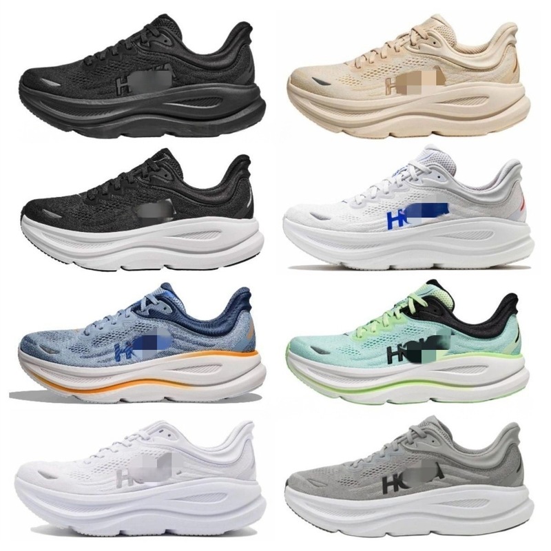 Cross-Border Export Bondie 9 Running Shoes for Men and Women, Hiking Shoes, Mesh Breathable, Cushioning, Wear-Resistant Sports and Casual Shoes