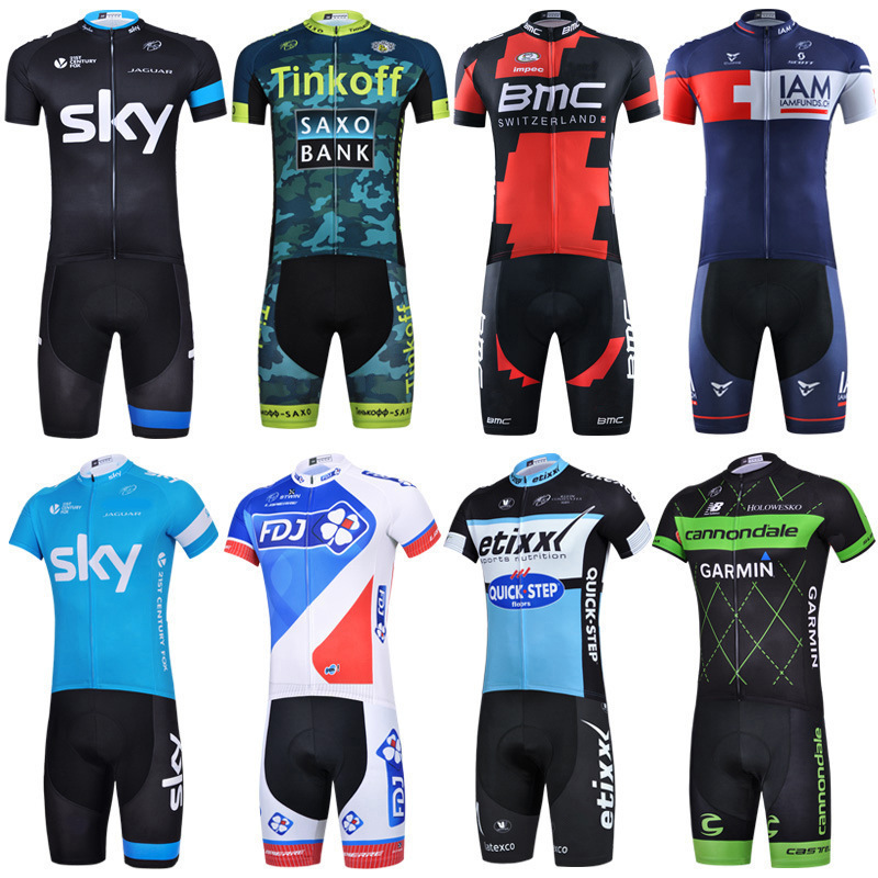 Cross-Border Foreign Trade Men's and Women's Short-Sleeved Cycling Clothing Set, Road Bike Mountain Bike Summer Comfortable and Stretchy