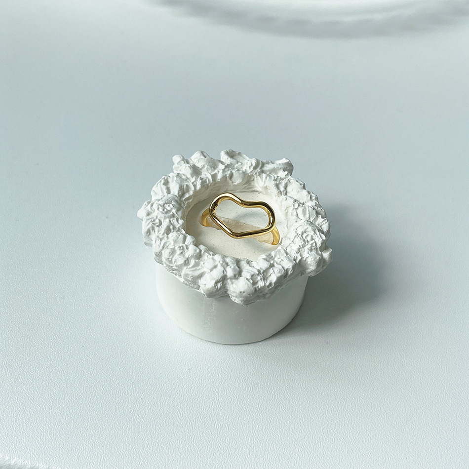 Fashion Heart Shape Copper Rings 1 Piece