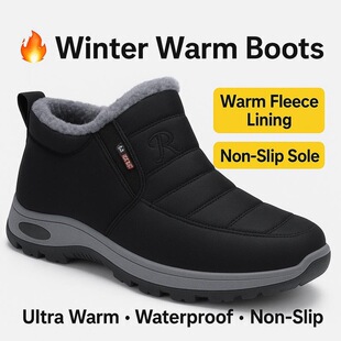 B 46384 Warm Winter Fluffy Boots �ӽq��ѥ ���R�d�W���羳
