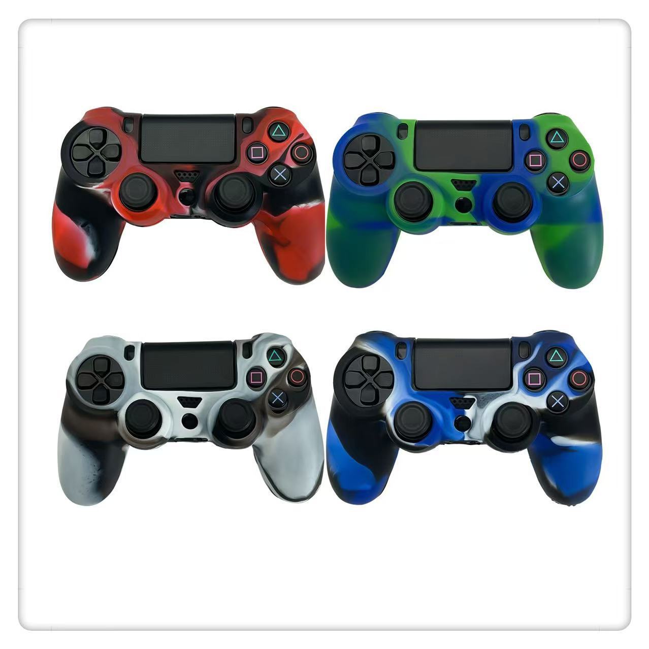 Playstation 4 SLIM PS4 PRO mango camuflaje funda protectora funda de silicona multicolor opcional