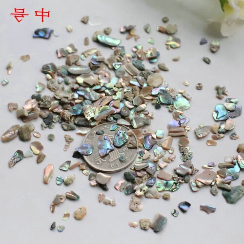Abalone, natural shell mother-of-pearl fragments, manicure sequins, decorative inlays, nail accessories