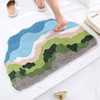 Cross border bedroom Bedside carpet lovely Irregular Mat household children Room Windows Suede non-slip blanket