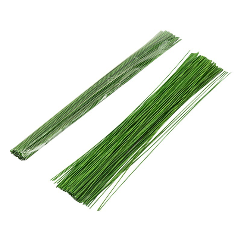 N ° 2 flor varilla de alambre de hierro 30CM flor varilla de alambre de hierro floral de alambre de hierro fondant cinta de alambre de hierro rama al por mayor al por menor DIY