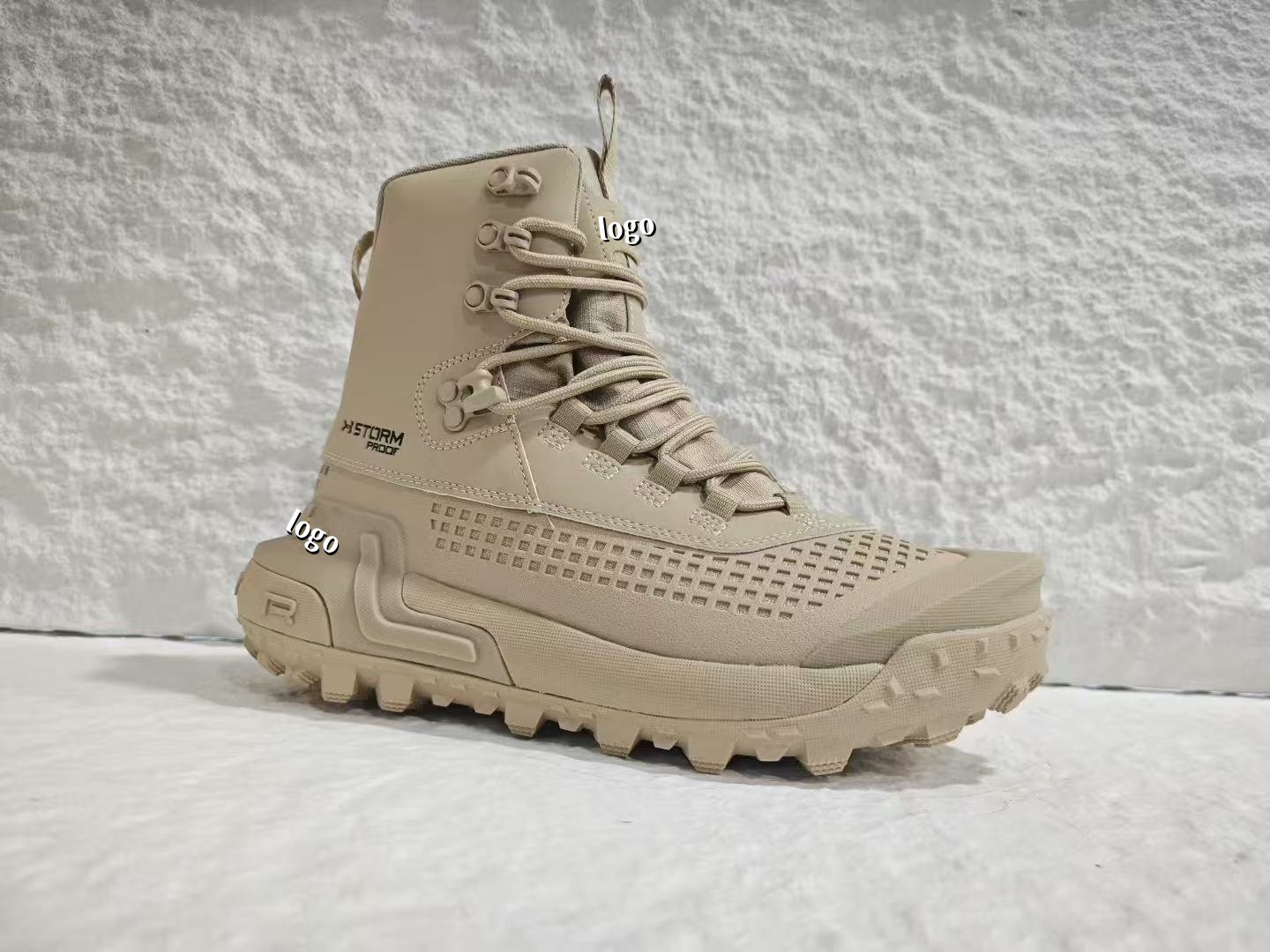 2025 nuevo hombre al aire libre caminando botas impermeables UA amortiguación desgaste antideslizante botas de caza zapatos papá