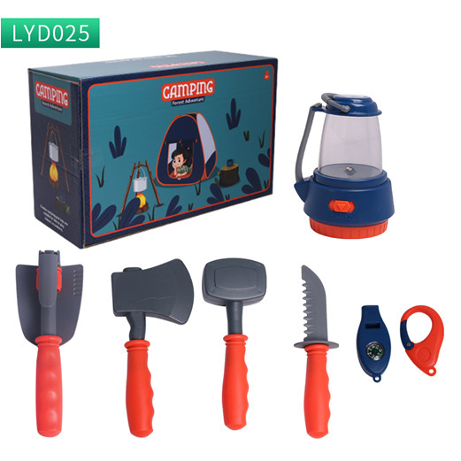 Juego de vajilla educativa para niños, para camping, picnic, con walkie-talkies, utensilios de cocina, para jugar al aire libre.