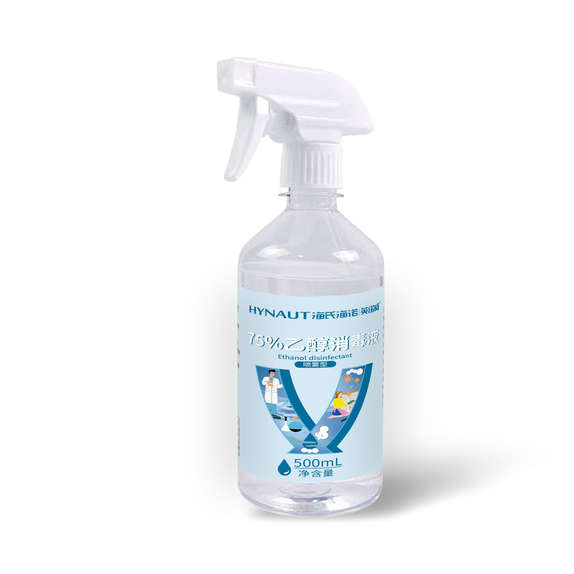 잉노버 에탄올 소독제 500ml/병(스프레이) 알코올(블루 V타입) - 1병