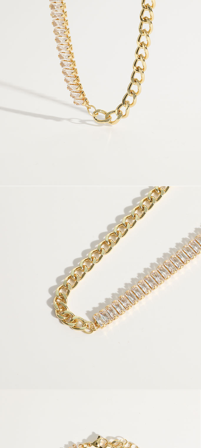 new brass plated 14k real gold pendant copper necklacepicture3