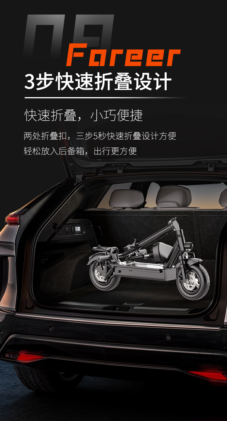 Cross-Border Wholesale 10inch Electric Scooters, Foldable Ride-Sharing Two-Wheeled Battery-Powered Vehicles, Mobility Scooters, Electric Vehicles, Lightweight Foldable