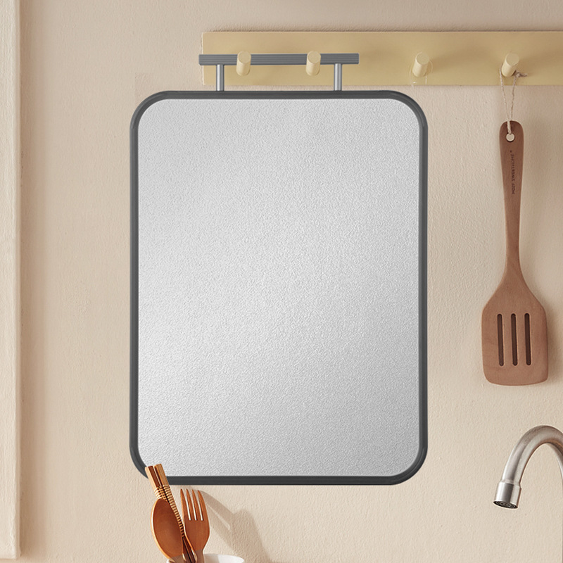 Tabla de cortar de titanio puro transfronteriza, antibacteriana y antimoho, tabla de cortar frutas para el hogar, panel de cocina de doble cara, tabla de cortar de titanio.