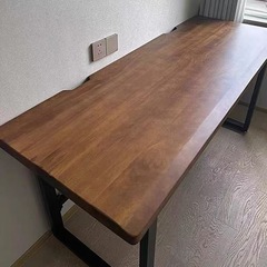 木製の二人のコンピュータデスクトップ家庭用電気競争テーブルシンプルな寝室の机のテーブル2人の長いテーブル