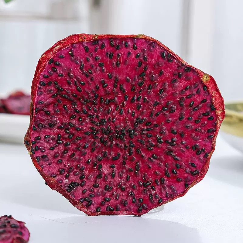Freeze-Dried Dragon Fruit Slices 500g Huo Long Guo Dried Fruit Tea Unsweetened Snack and Infusion quality and texture