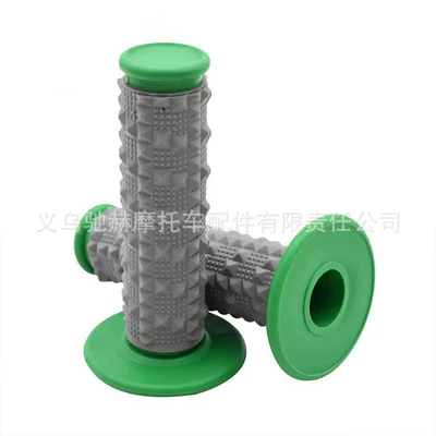 Handlebar Grips Handlebar Rubber: Motorcycle Handle Cover - cj-043-green