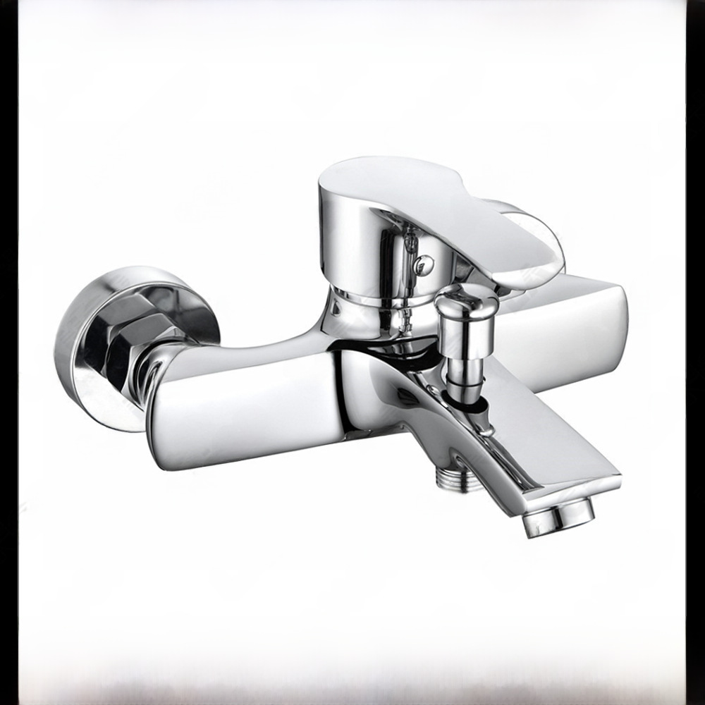 Copper shower faucet hot and cold water two-connection shower faucet concealed shower switch solar water heater cross-border export 3