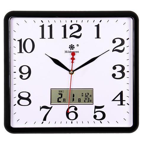 "Calendar" white plate Black Edge -30*33cm