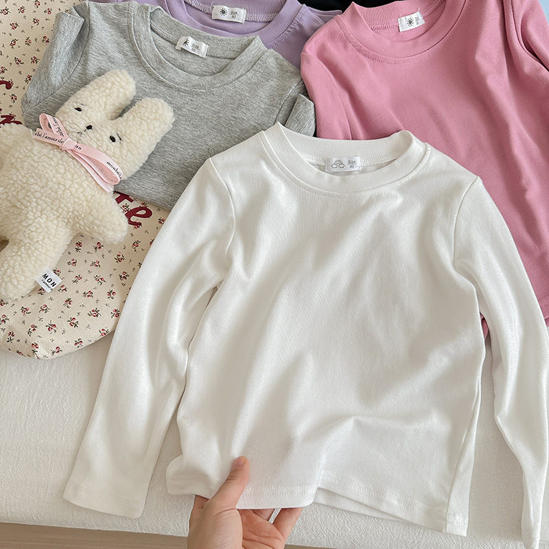 Casual Elegant Simple Style Solid Color Cotton T-shirts & Blouses display picture 4