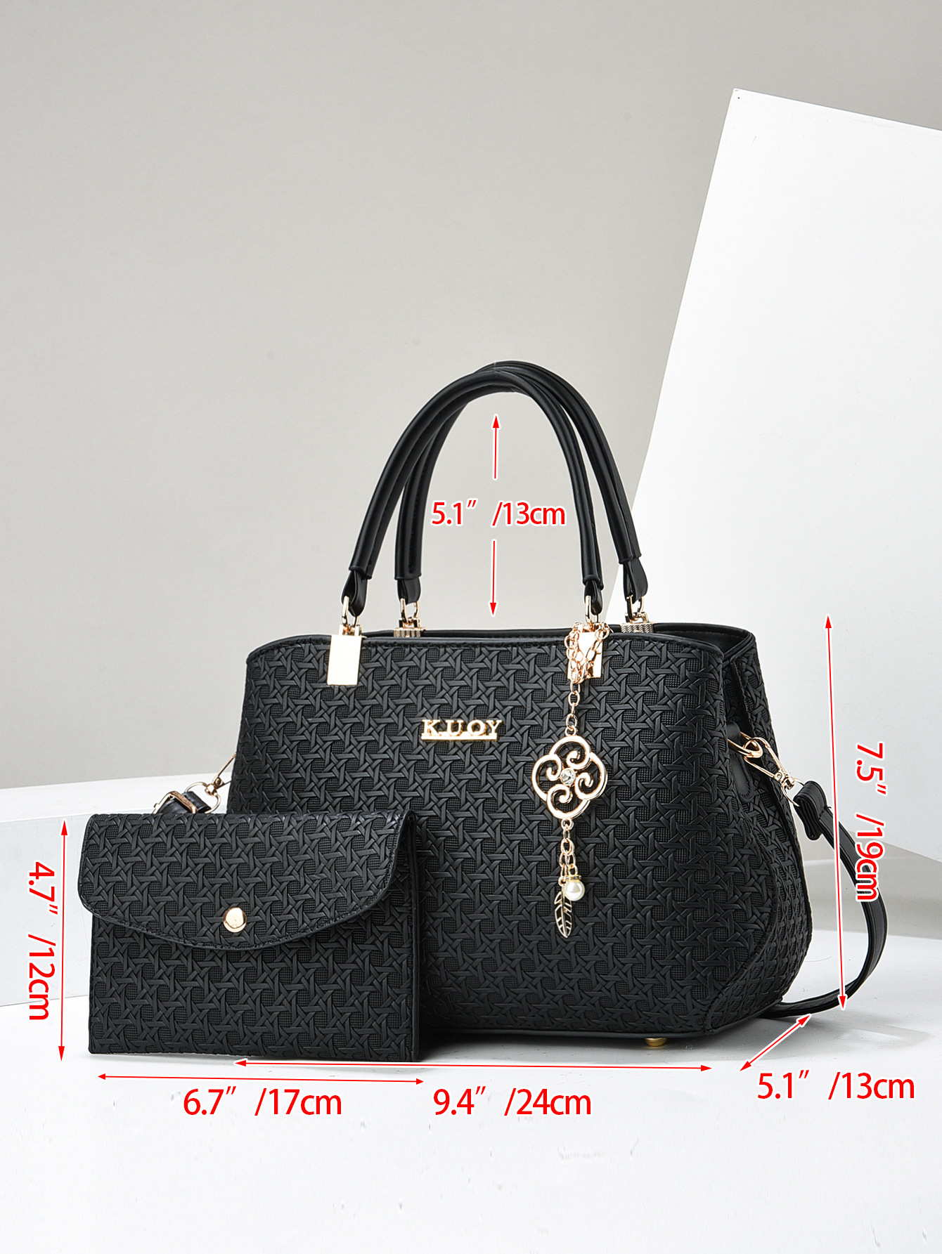 Femmes Grande Faux Cuir Impression Vêtement De Rue Carré Fermeture Éclair Sac À Main display picture 23