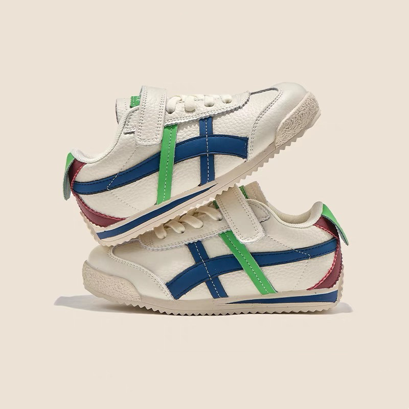 Dr. Jiang's Genuine Leather Kidsren's Forrest Gump Shoes 2025 Spring & Fall New Girls' Sneakers Baby White Shoes Boys' Sports Shoes