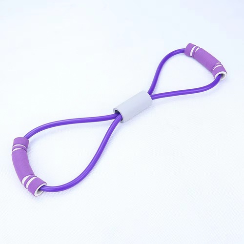 Manufacturer direct sale eight-character resistance band pull-up rope, resistance rope, chest expander, back opener, shoulder yoga elastic rope, home yoga assist device