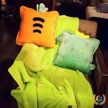 加厚抱枕被子两用毯子二合一折叠沙发靠枕办公室午睡小枕头