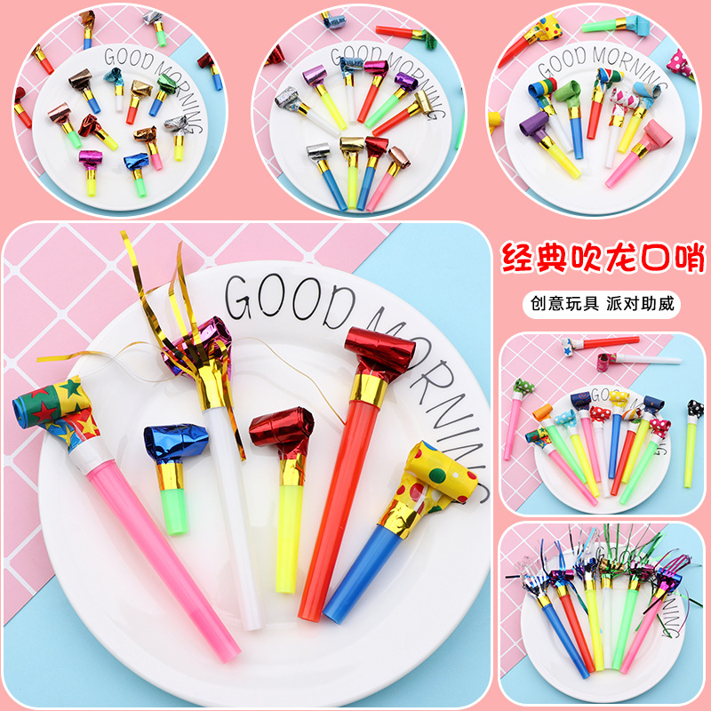 Factory wholesale Dragonkou whistle team birthday party party long…