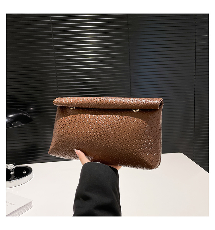 Pu Leather Solid Color Square Clutches display picture 21