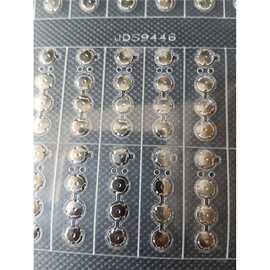 点读笔锅仔片直径6mm，圆形弹片。4个按键透明贴纸，欢迎。