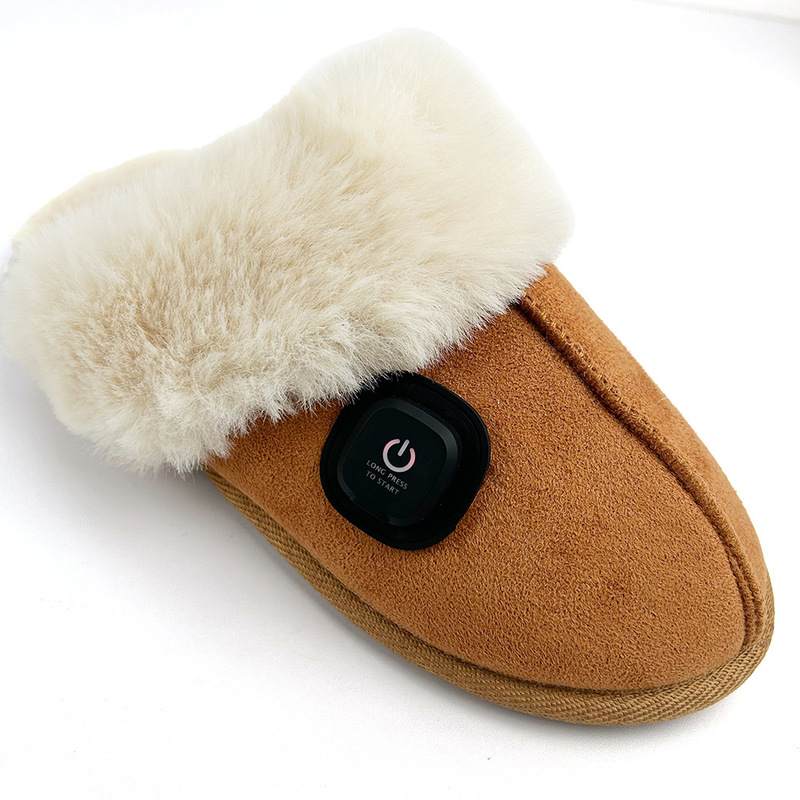 Customized Smart Heating Slippers, Charging and Heating Shoes, Foot Warmer Artifact, Three-Speed Temperature Adjustment, Heating Foot Warmer, Foot Warmer