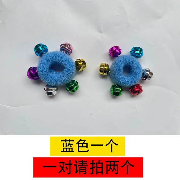Elastic wrist bell blue