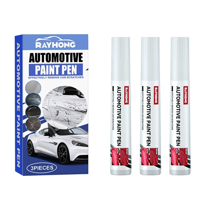 Rayhong Car Touch up Paint Pen Paint Surface Scratch Repair Care Pen Marks Paint Care Pen (Avtomobil boya qələmləri) - white-3pack
