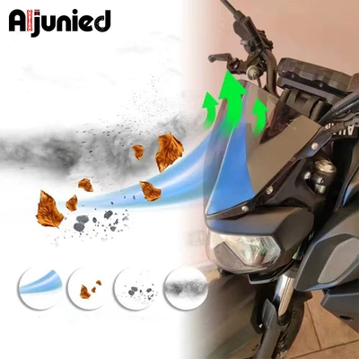 windshield modified to increase the | Motorcycle front windshield