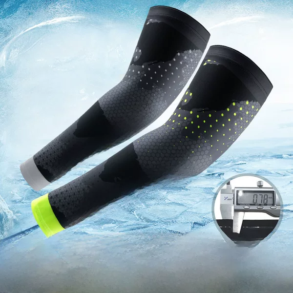 Wholesale Cycling Sleeve Ice Silk Sense Breathable Sun Protection Arm Protection Outdoor Sports Basketball Mountaineering Fishing Running Arm Protection