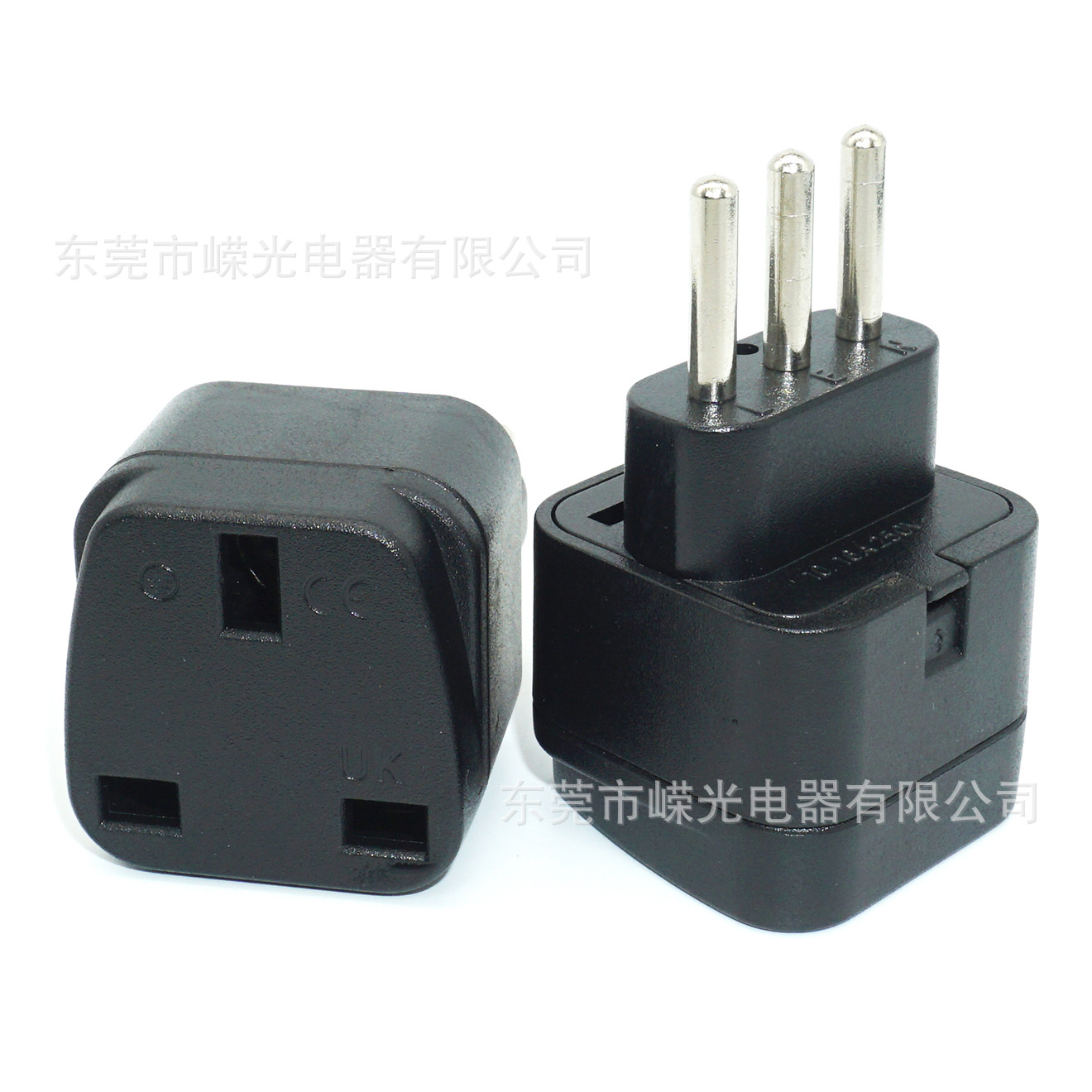 产销批发UK-12A意大利乌拉圭插头转英规英国插头转意大利带保护门
