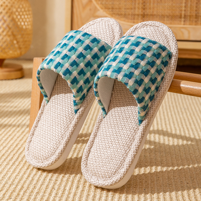 봄 린넨 드래그 레이크 블루