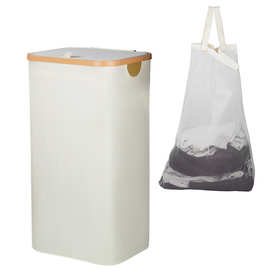 超大家用大容量脏衣服收纳筐带盖脏衣篓可折叠方型牛津布脏衣篮