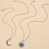 Small design fashionable jewelry, pendant solar-powered, necklace, chain, set, suitable for import, simple and elegant design