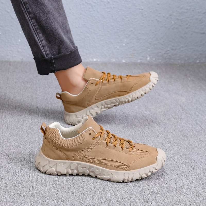 2025 primavera y otoño nuevos zapatos de moda de hombre grandes zapatos casuales de moda transfronterizos zapatos de malla para hombres zapatos planos al aire libre