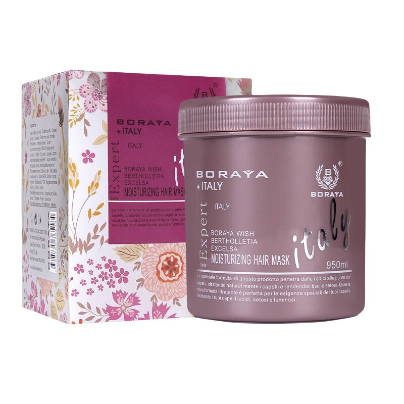 Imported Boraya Hair Care Mask, Same Style as Used in Hair Salons, No-Steam Oil Treatment, Moisturizing Italian Hair Mask for Women Imported Boraya Hair Care Mask, Same Style as Used in Hair Salons, No-Steam Oil Treatment, Moisturizing Italian Hair Mask for Women