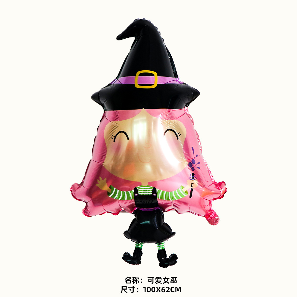 Globo de aluminio de Halloween (fantasma, calavera, calabaza, murciélago) al por mayor