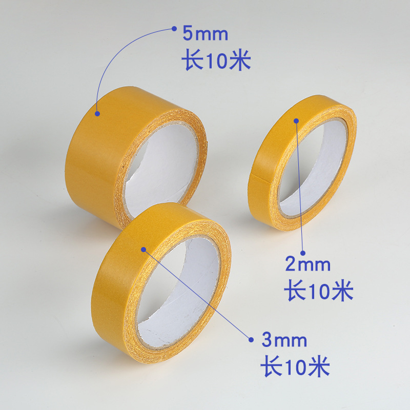 Cinta de tela hecha a mano transparente resistente a altas temperaturas a prueba de agua Malla de doble cara sin costura de alta viscosidad alfombra de goma