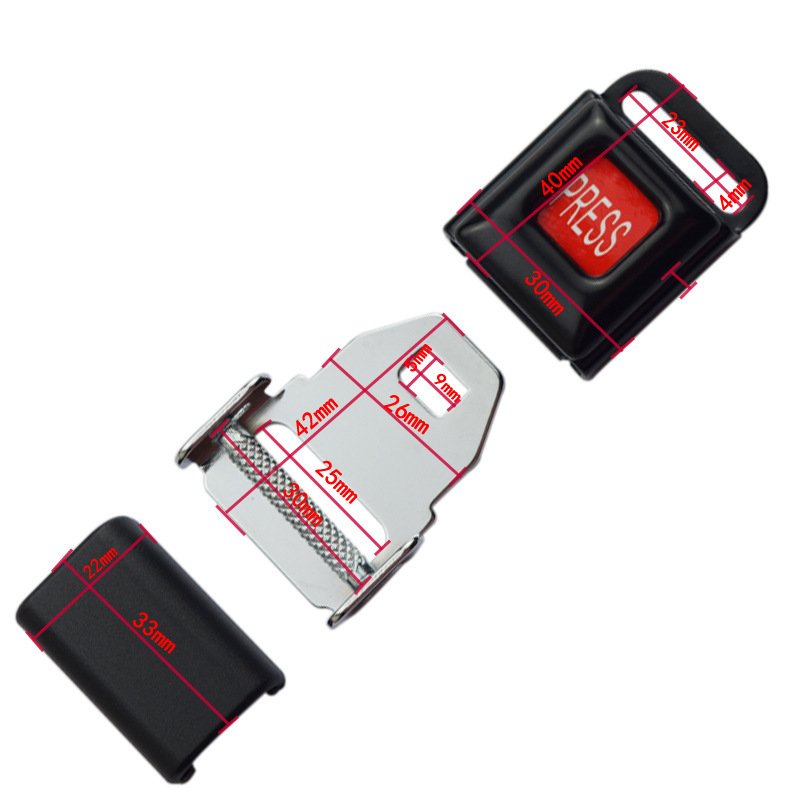 Stretcher and Wheelchair Safety Belts Can Be Used as Finished Medical Equipment, and Amusement Equipment Two-Point Safety Belt Locks