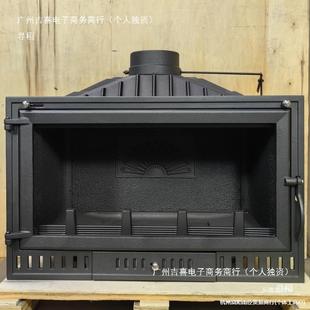 Y Fireplace Real Fire Household Wood-Burning Stove Embedded Simple Inlaid House Cast Iron Stove Indoor Living Room