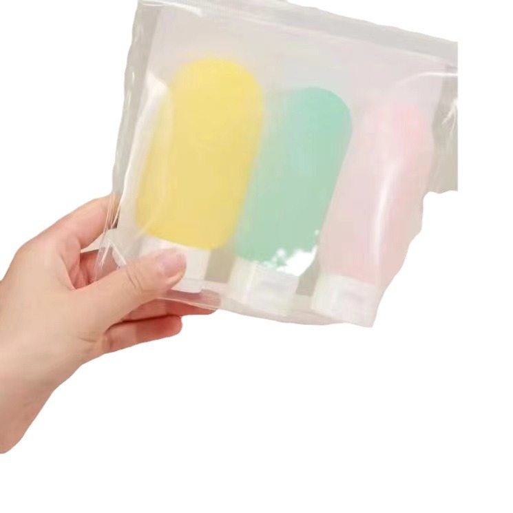 Bolsa de botella de viaje, juego de lavado, maquillaje, champú, gel de ducha, cuidado de la piel de viaje portátil, crema de manos, bolsa de embalaje