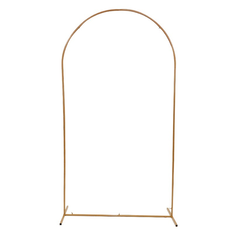 Nuevos accesorios de boda Globo Arco Arco Adornos de fondo Escenario de boda Mori Arco curvo Decoración Soporte de flores