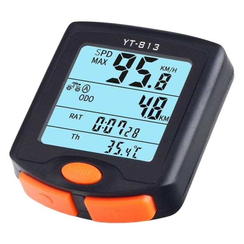 Bogel 813 medidor de código inalámbrico bicicleta con cable medidor de código computadora de bicicleta informática retroiluminación de pantalla completa