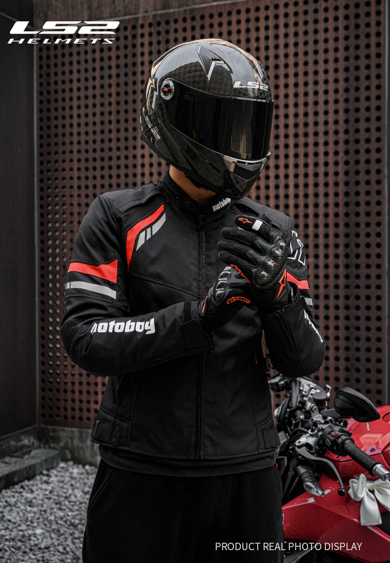 LS2FF396 Motorcycle Helmet 12K Full Carbon Fiber Anti-Fog Visor