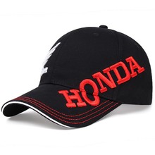 Honda賽車帽子男士棒球帽戶外防曬機車帽4S店汽車車標鴨舌帽批發