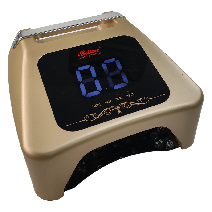 Máquina de fototerapia de uñas de secado rápido de alta potencia de 72W, elegante, transfronteriza, sin ennegrecimiento, lámpara de uñas con sensor inteligente para manicura